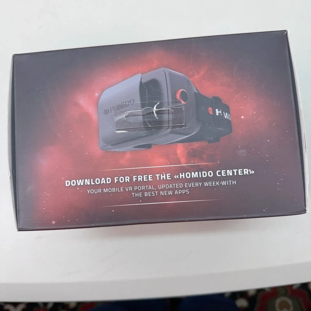 Homido V2 Virtual Reality Headset for Smartphone All Accessories and Case Incl